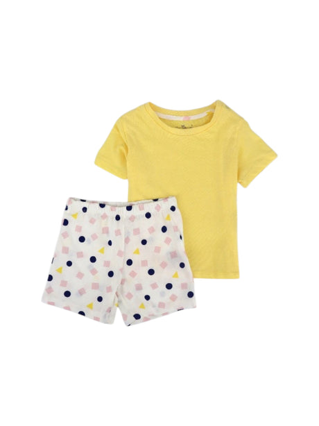 Image for Kids Girl's Printed Set Top&Short,Yellow