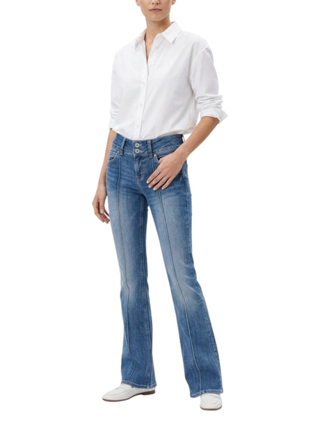 Image for Women's Washed Jeans,Blue