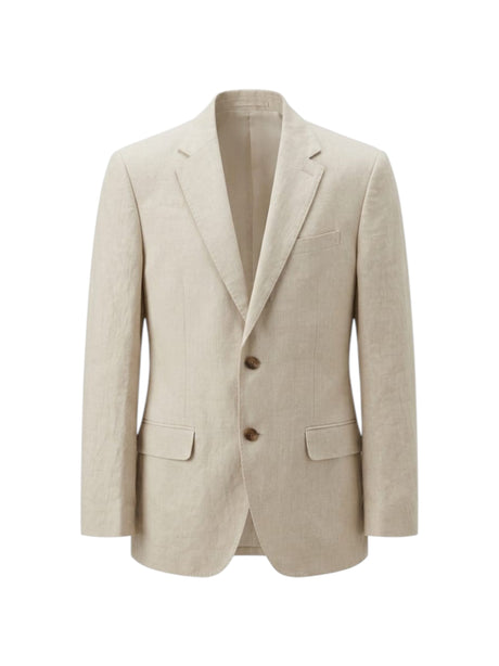 Image for Men's Plain Blazer,Light Beige