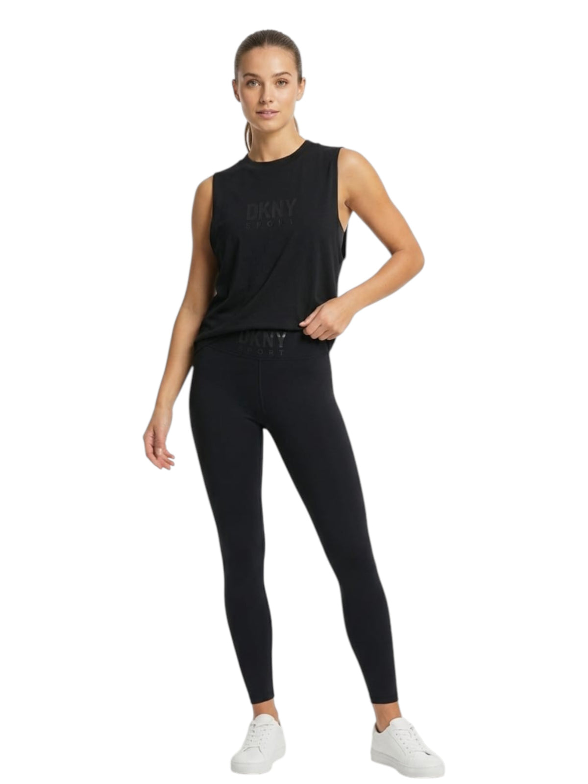Image for Women's Logo Printed Sport Top,Black