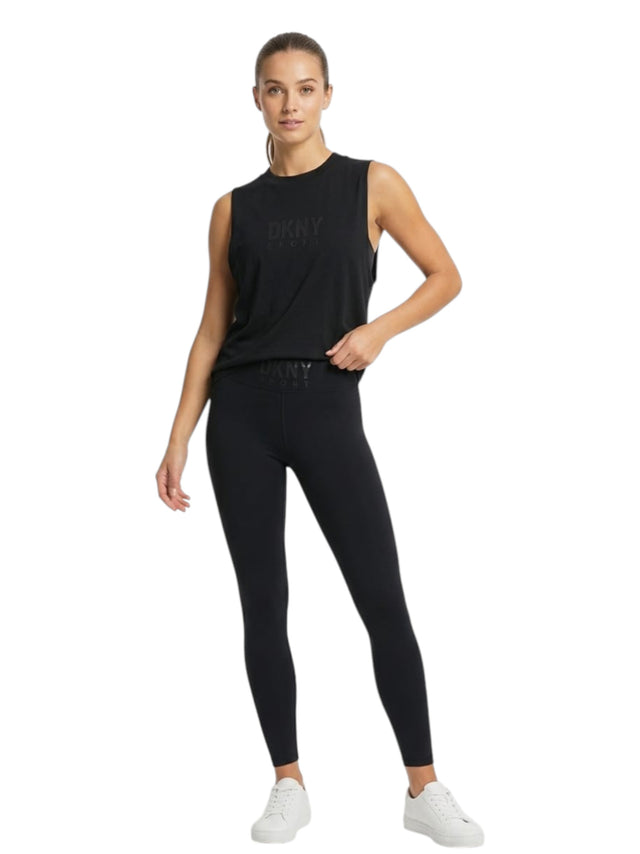 Image for Women's Logo Printed Sport Top,Black
