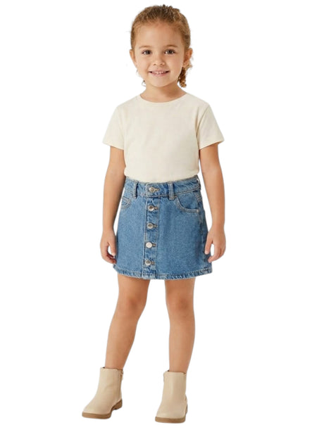 Image for Kids Girl's Plain Jeans Skirt,Blue