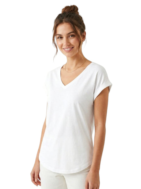Image for Women's Plain Top,White