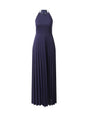 Image for Women's Plain Ruffled Dress,Navy