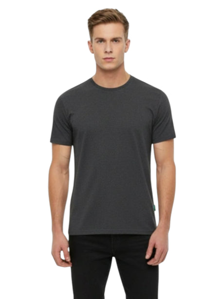 Image for Men's Knitted Top,Dark Grey