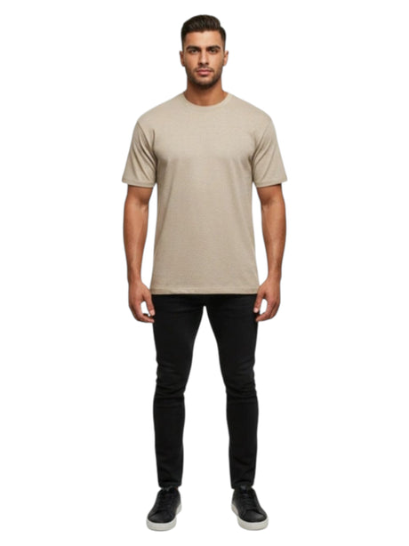 Image for Men's Heather Top,Beige