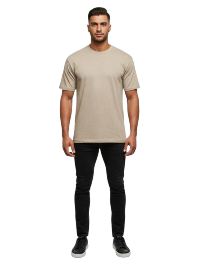 Image for Men's Heather Top,Beige