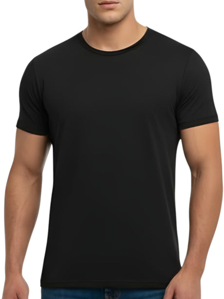 Image for Men's Plain Top,Black