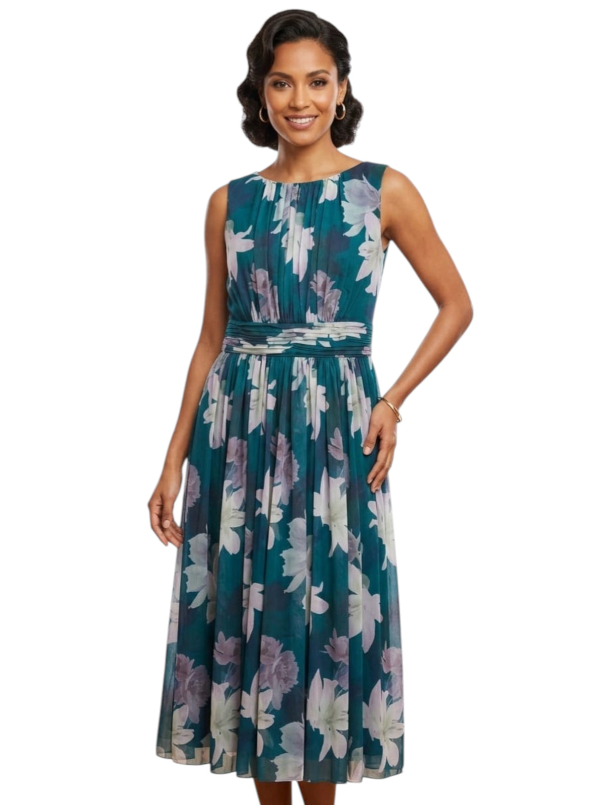 Image for Women's Printed Dress,Multi