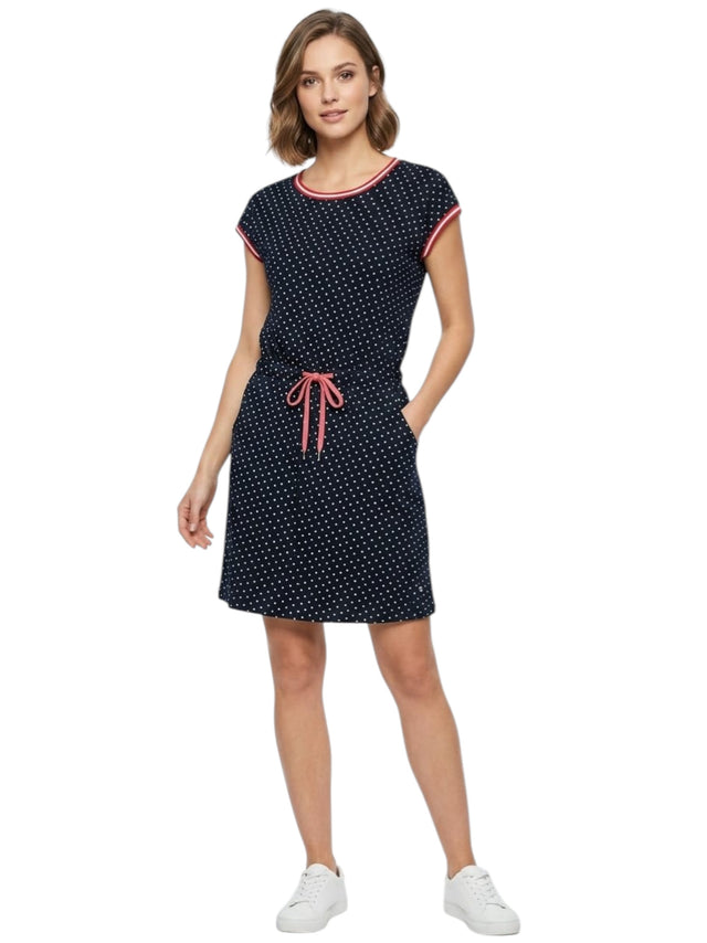 Image for Women's Dotted Dress,Black
