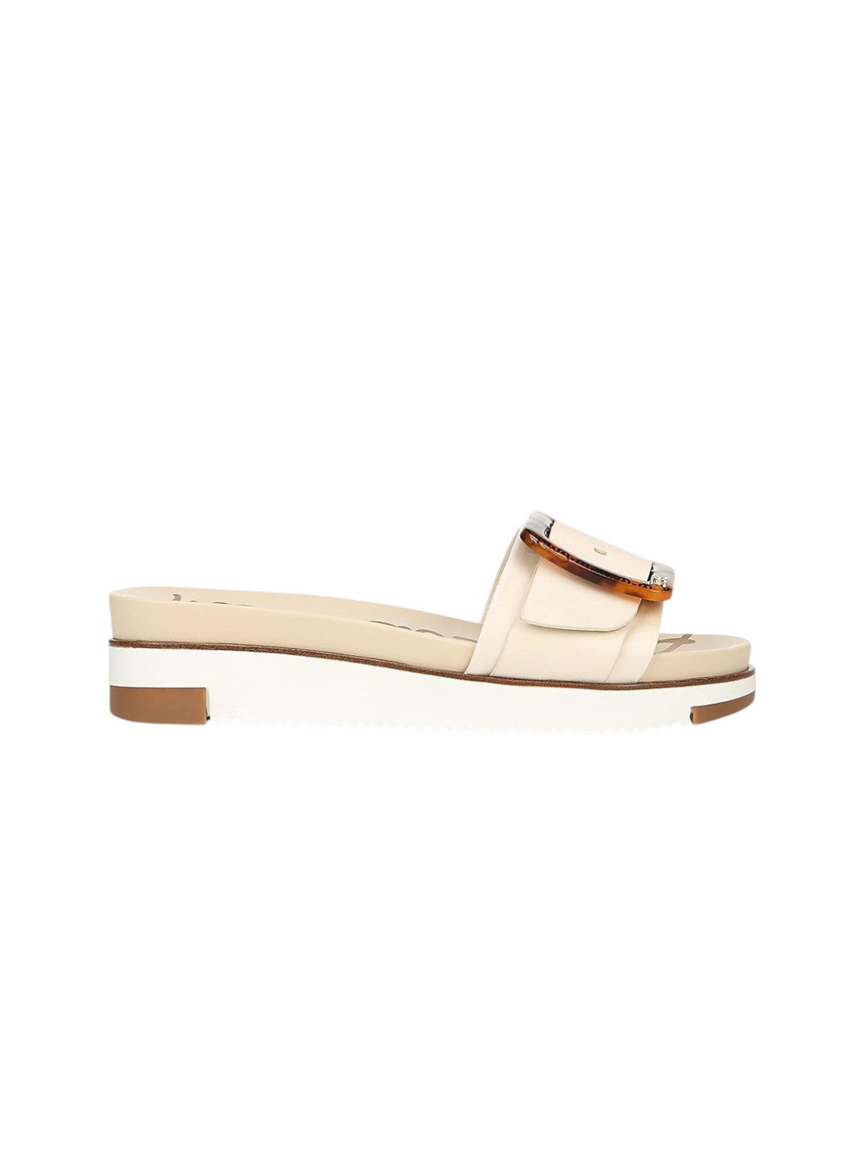 Image for Women's Front Buckle Shoes,Light Beige