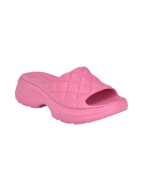 Image for Women's Plain High Slippers,Pink