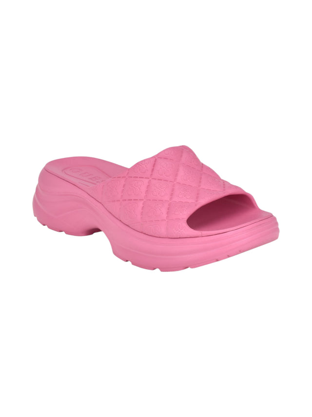 Image for Women's Plain High Slippers,Pink