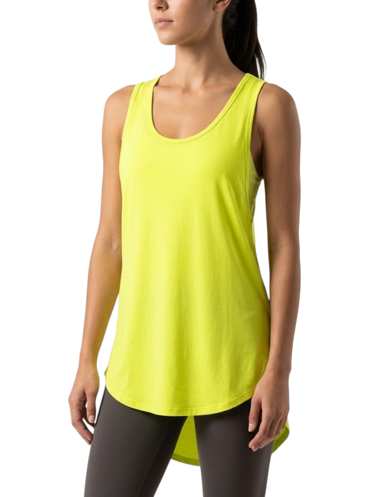 Image for Women's Plain Solid Sport Top,Light Green