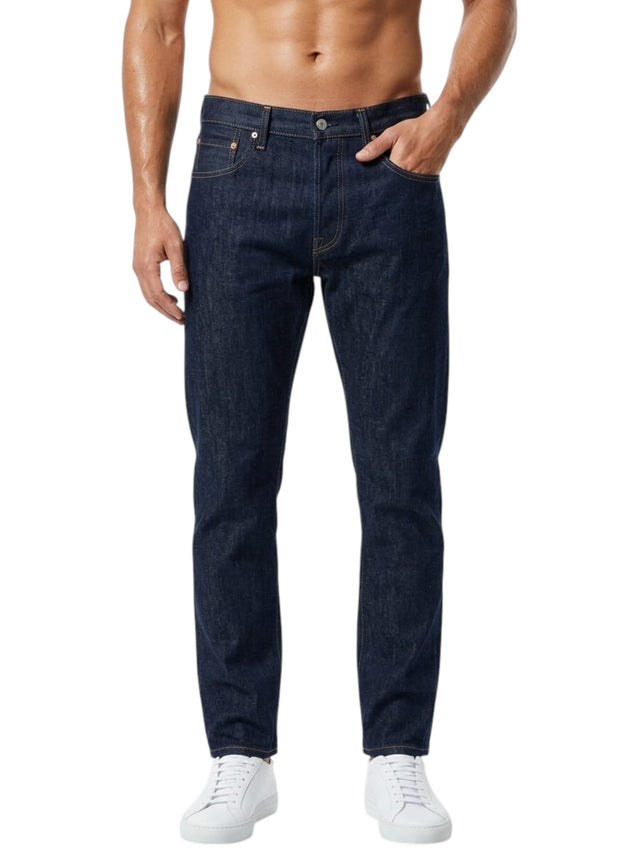 Image for Men's Plain Solid Jeans,Navy