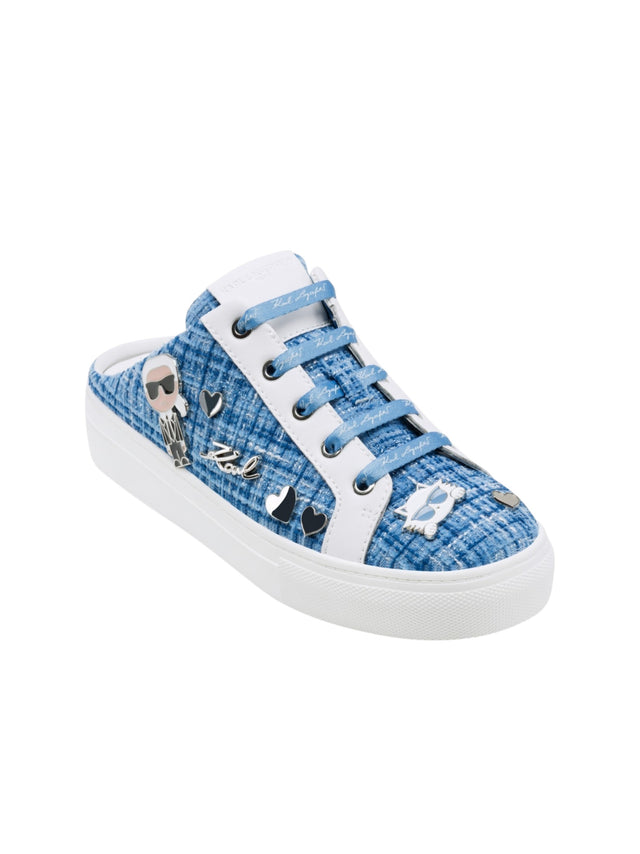 Image for Women's Textured Back Open Sneakers Shoes,Blue