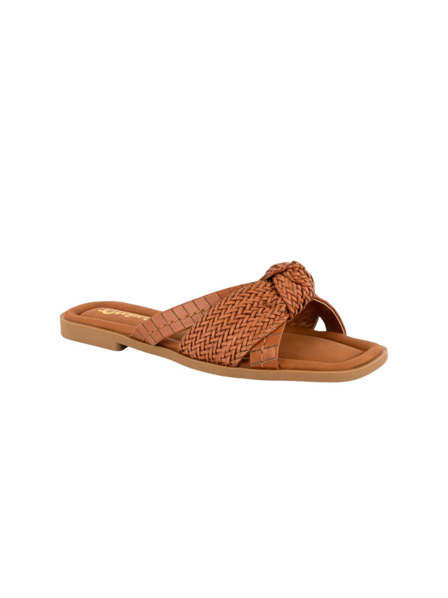 Image for Women's Braided Slipper,Brown