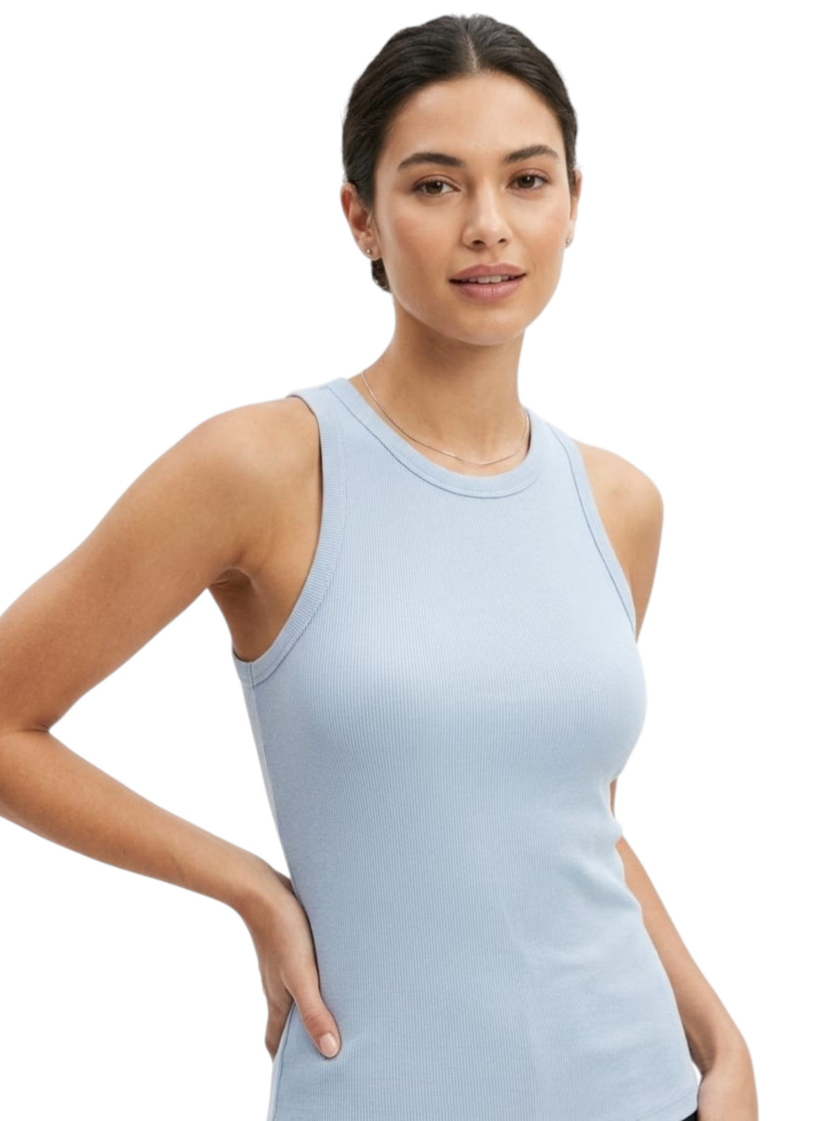 Image for Women's Ribbed Top,Blue
