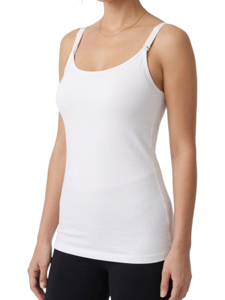 Image for Women's Plain SLeepwear Chemise,White