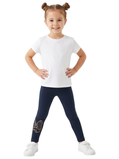 Image for Kids Girl's Plain Legging,Navy