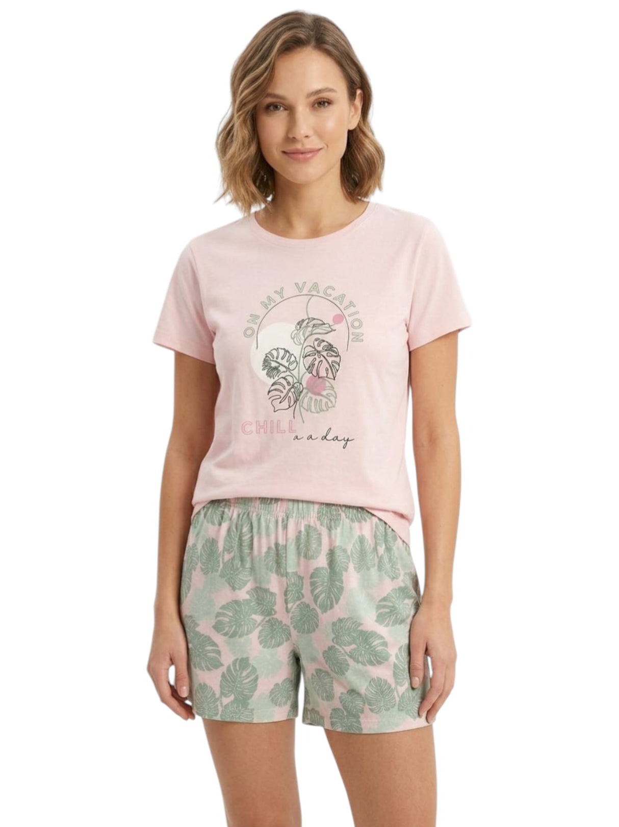 Image for Women's Printed Sleepwear Set,Multi