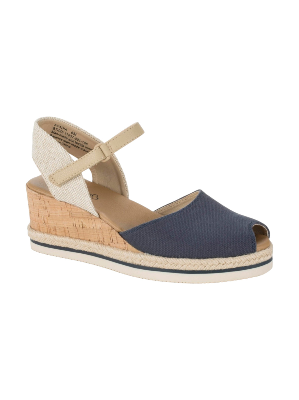 Image for Women's Textured Sandals,Navy