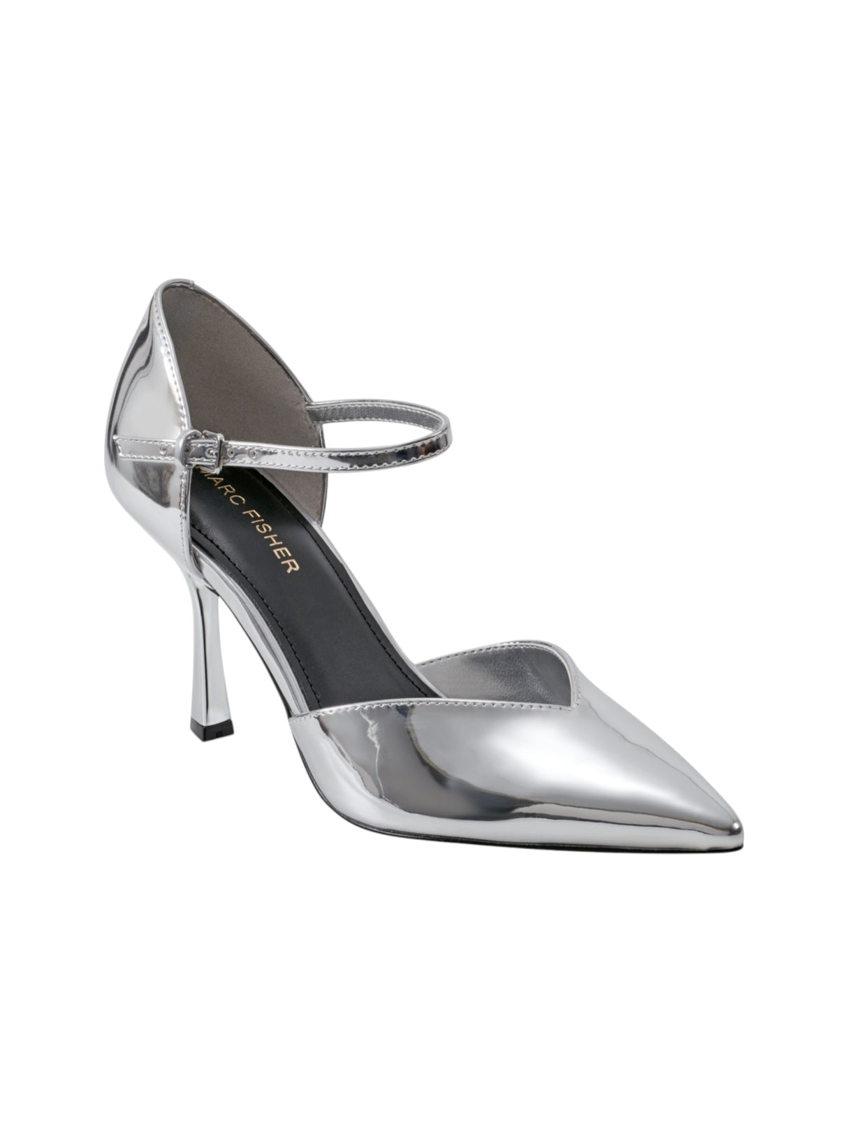 Image for Women's Plain Heeled Shoes,Silver