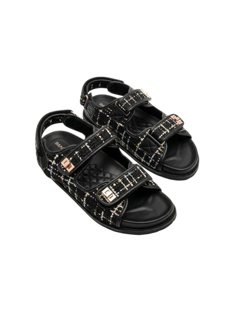 Image for Women's Textured Sandals,Black