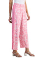 Image for Women's White Printed Pant,Pink