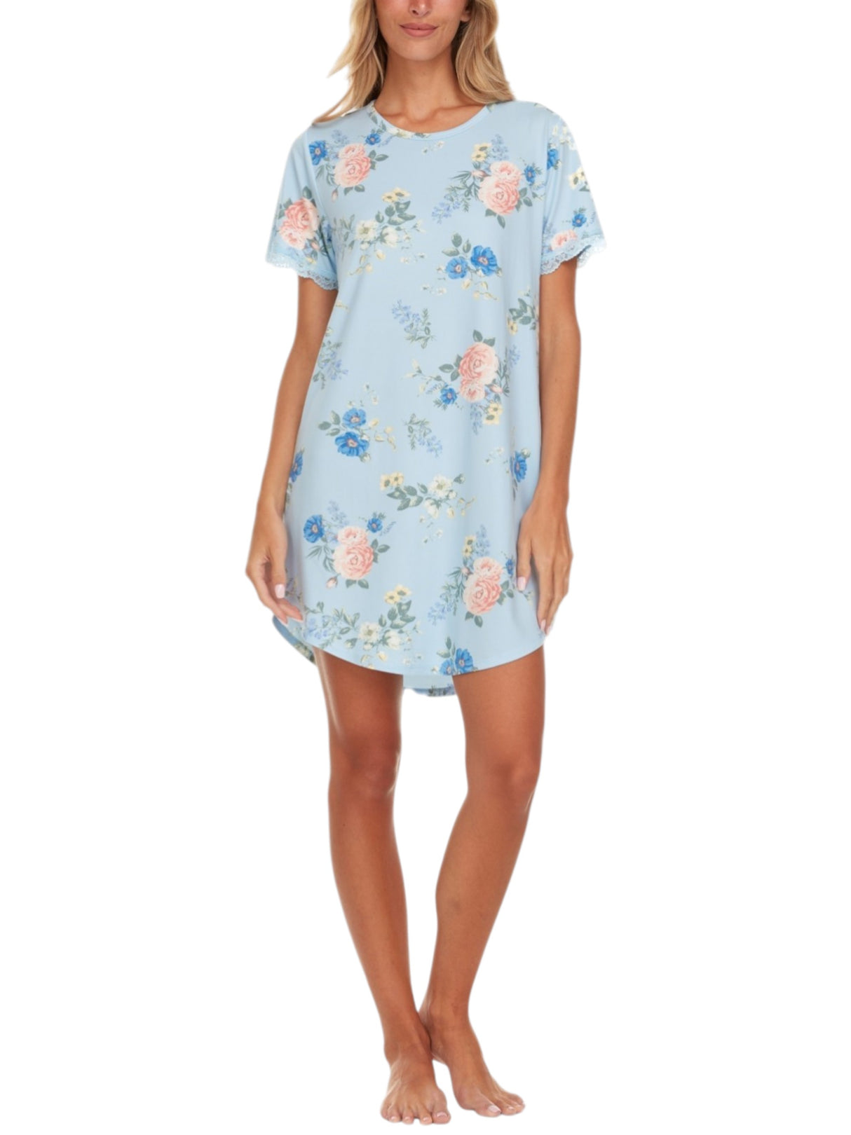 Image for Women's Printed Sleepwear Robe,Blue