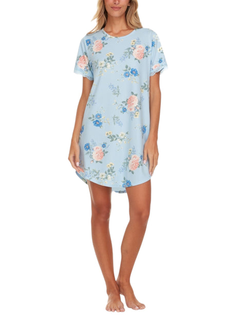 Image for Women's Printed Sleepwear Robe,Blue