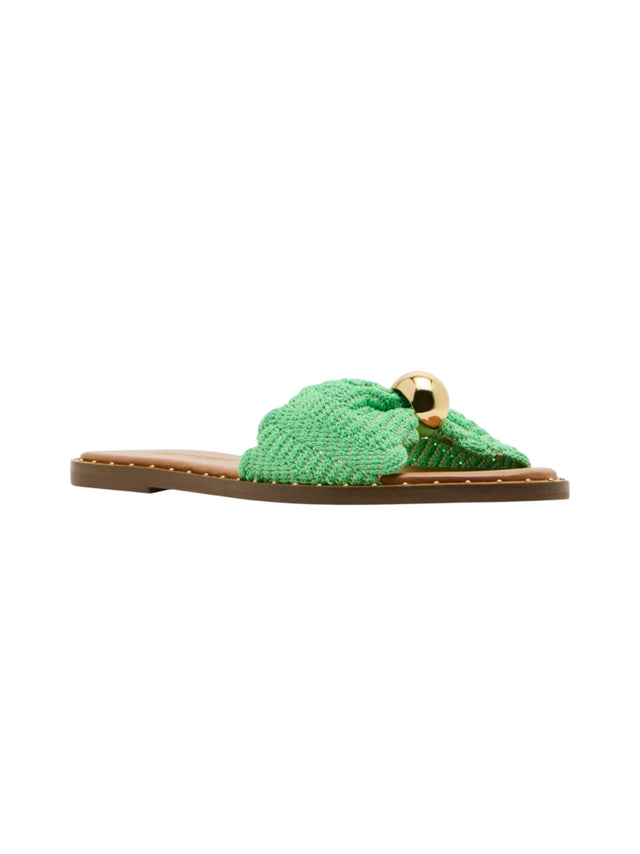 Image for Women's Knitted Slippers,Green