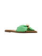 Image for Women's Knitted Slippers,Green