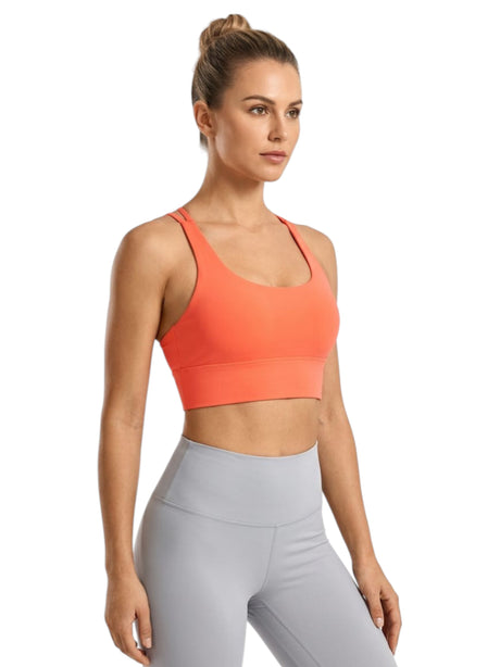 Image for Women's Plain Sport Bra,Coral