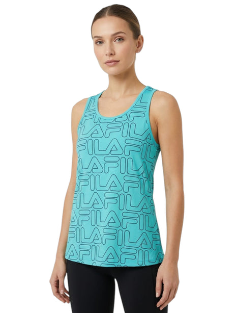 Image for Women's Printed Sport Tank Top,Light Blue