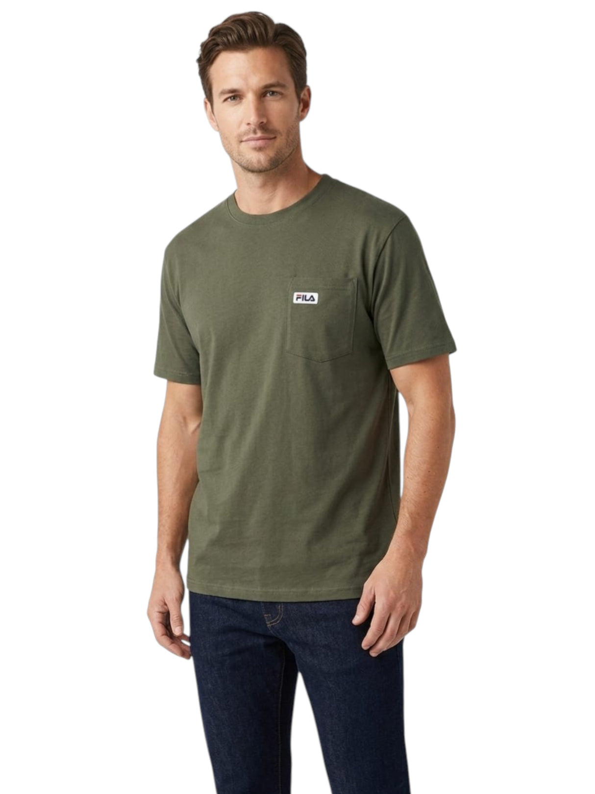 Image for Men's Plain Top,Olive