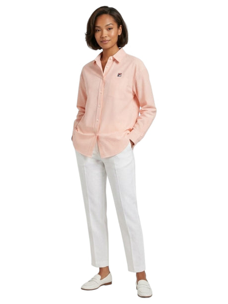 Image for Women's Apricot Striped Chemise,Multi