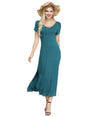 Image for Women's Plain Dress,Dark Green