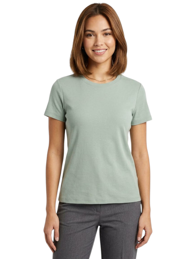 Image for Women's Plain Solid Top,Mint Green