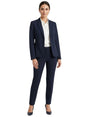 Image for Women's Plain Solid Blazer,Navy