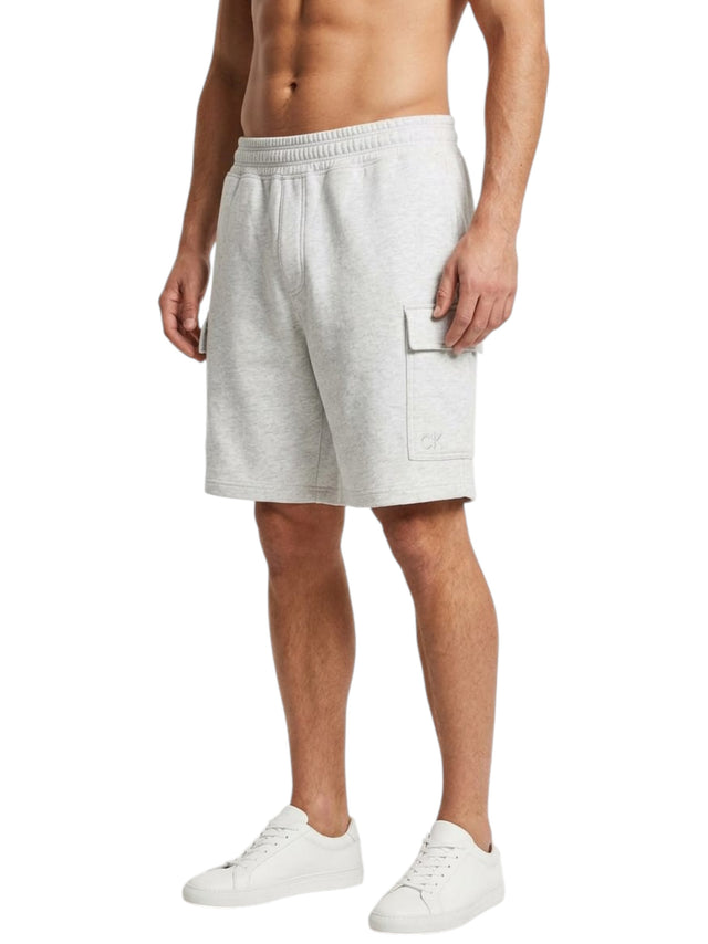 Image for Men's Plain Solid Cargo Short,Light Grey