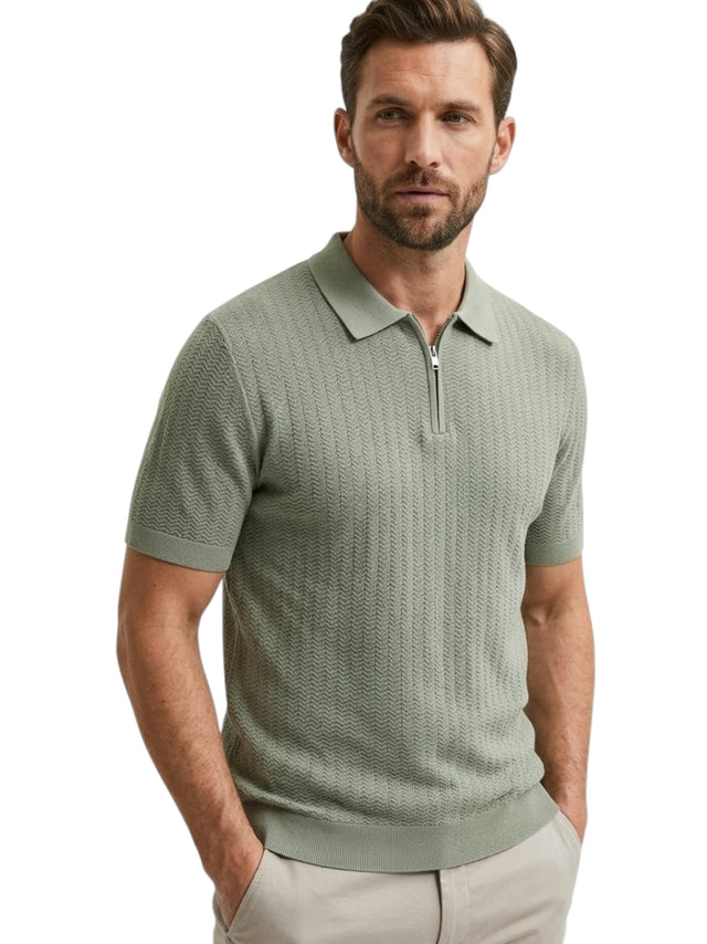 Image for Men's Knitted Top,Light Green