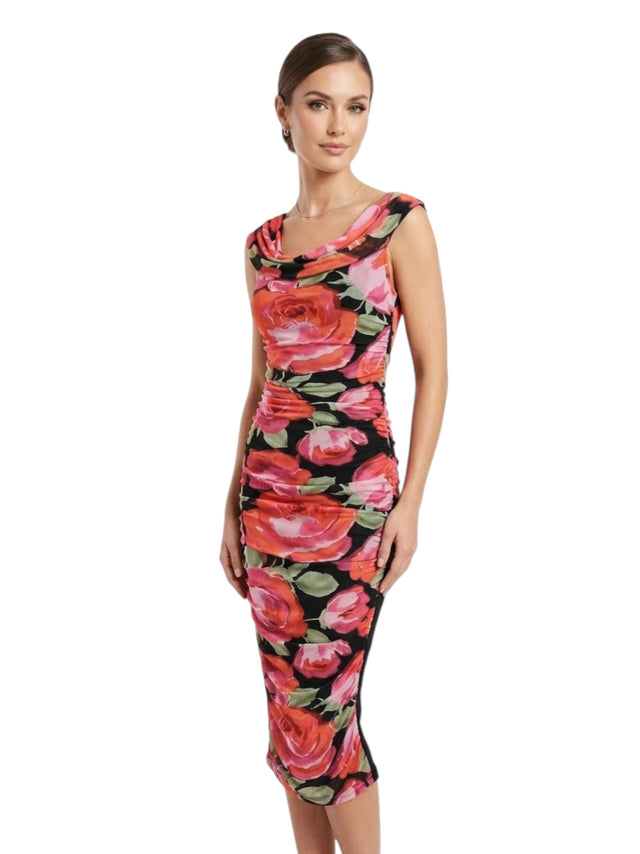 Image for Women's Floal Printed Dress,Multi
