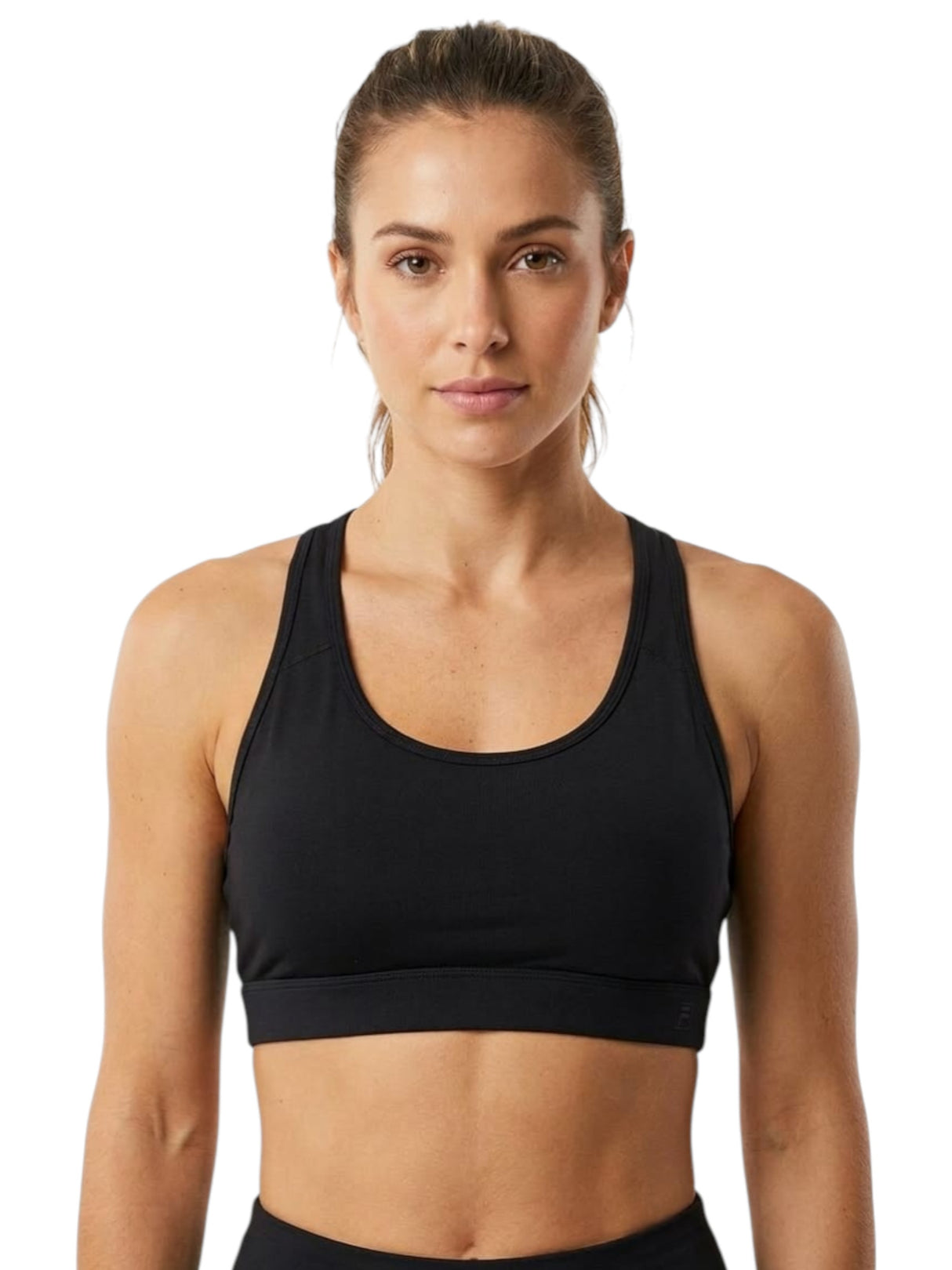 Image for Women's Ribbed Sport Bra,Black