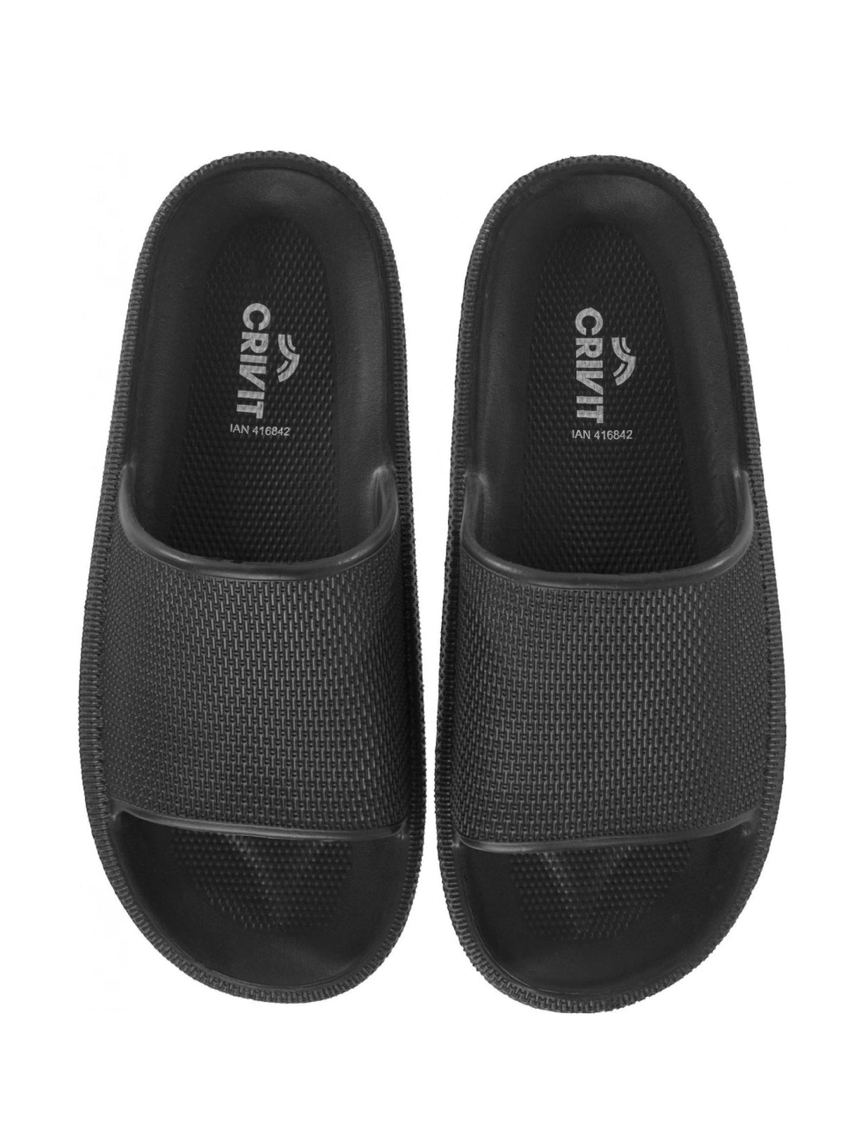 Image for Women's Plain Slippers,Black