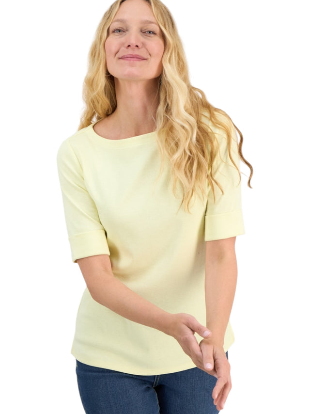 Image for Women's Plain Top,Warm Yellow
