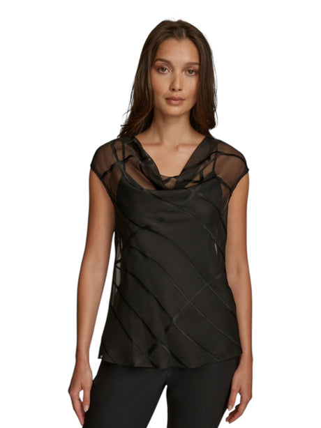 Image for Women's Mesh Top,Black