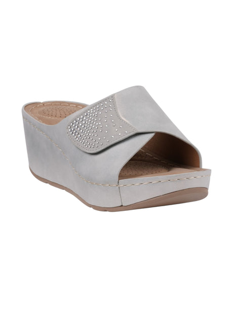 Image for Women's Rhinestones Sandals,Grey