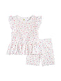 Image for Kids Girl's Dotted Set Top&Short,White