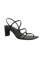 Image for Women's Ribbed Heels Shoes,Black